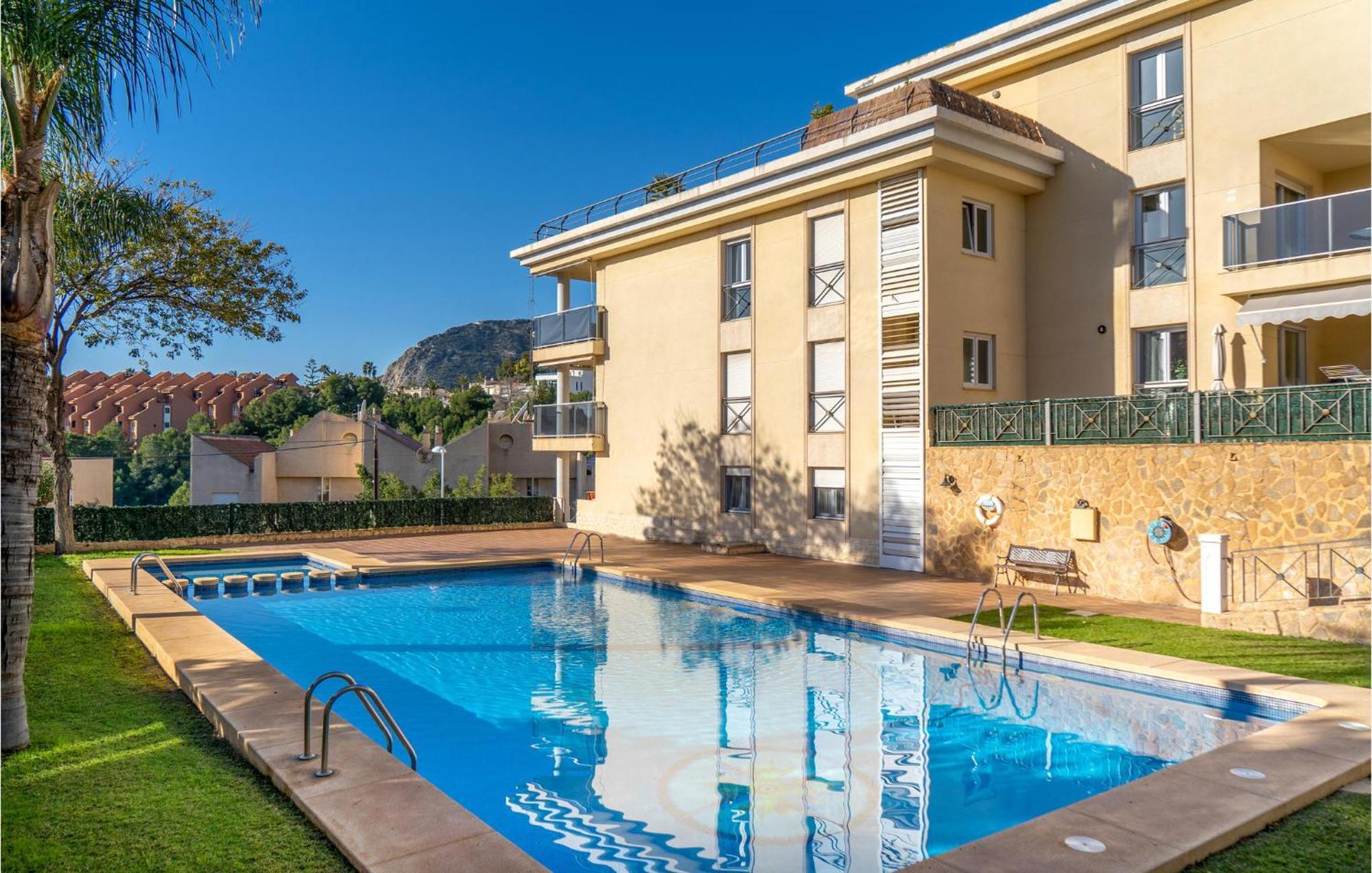 Lovely Apartment In Calpe With Kitchen Exterior photo